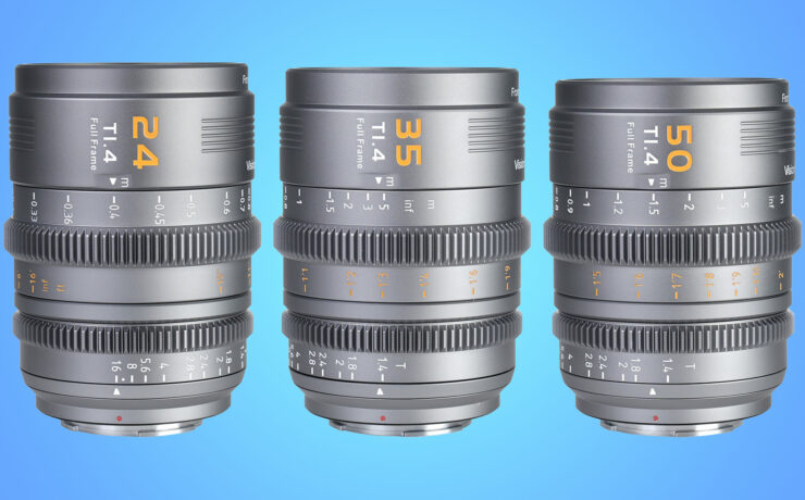 SIRUI VP-1 Announced - Full-Frame T1.4 Cinema Lenses with E/RF/Z/L User-Interchangeable Mounts
