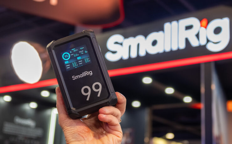SmallRig XTouch Smart Triple-Proof V-Mount Battery X99 Announced - with Touchscreen Display & App Control
